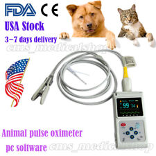 Fda Veterinary Pulse Oximeter Handheld Spo2 Pr Monitor Vet Tongue Probesw