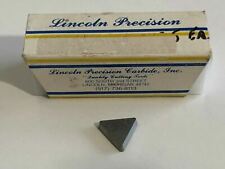 New Lincoln Precision Tpg 323 Lp25 Cutting Inserts Package Of 10