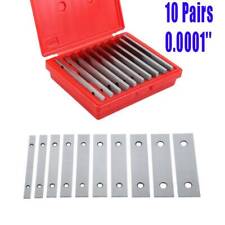 18 Steel Parallel Set 10 Pair 00002 Hardened Suit Milling Thin Tool
