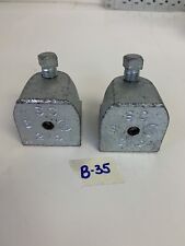 Steel City 38 Sc 215 Galvanized Malleable Iron Beam Clamp Part Lot Of 2