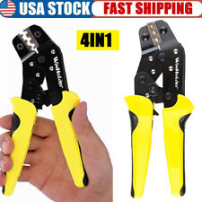 Hand Wire Crimper Plier Terminal Connectors Ratcheting Tool For Electricity Work