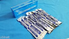 50 Sterile Disposable Scalpel 10 11 12 15 16 Individually Foil Wrapped