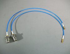 Huber Suhner 23006327 Coaxial Cable N Type Bulkhead To Ssmb Lot Of 2 New