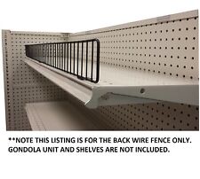 Gondola Shelf Wire Fence 3 H X 48 L Black Finish 20 Pieces