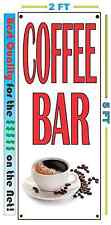 Coffee Bar Banner Vertical Sign New Larger Size Best Quality For The