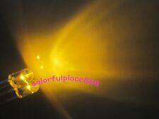 1000pcs 3mm Yellow Round Flangeless Water Clear Bright Led Leds Lamp Bulb New