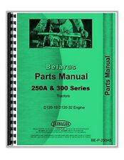 Belarus 250a 300 Tractor D120 Engine Parts Manual Catalog