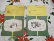 2 Original John Deere Operators Manual 32a Pull Type Sprayer 25 3 Point Hitch