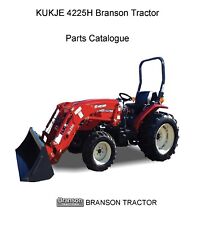 Branson Tractor 4225h Operator Lubrication Maint Manual Service Parts Manual