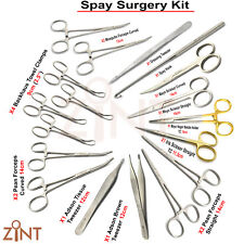Premium Veterinary Spay Kit Ovaries Removal Surgical Instruments Forceps Scissor
