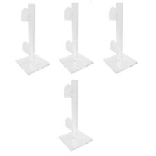 2 Tier Sunglasses Display Rack Stand Eyewear Holder Clear Acrylic Pack Of 4
