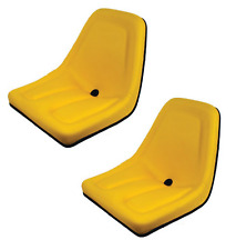 New Yellow Set Of 2 Seats For John Deere Gator Tm333yl Bobcat Skid Steer Case Ih