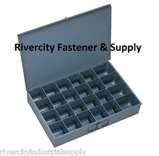 1 Metal 24 Hole Storage Bin Cabinet Tray For Nuts Bolts