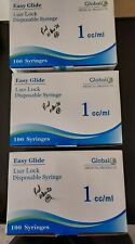 1 Ccml Luer Lock Syringe No Needle Sterile100 Syringesbox 3 Boxes Plus