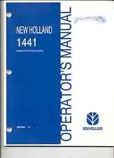 New Holland Disc Mower Conditioner Model 1441 Operators Manual