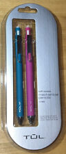 Tul Mechanical Pencils Teal Amp Pink Barrels 07mm Medium Tip Point New Sealed