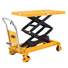 Hand Lift Table Hydraulic Table Cart 1760lbs Heavy Cap 59 Maxlifting Height