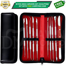 German Stainless Wax Carving Tool Set Surgical Dental Sculpting Instrument Kit