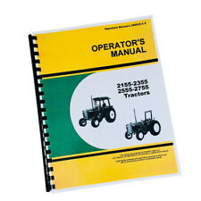 Operators Manual For John Deere 2155 2355 2555 2755 Tractors Owners Maintenance