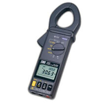 Tes 3063 Power Acdc Clamp Meter 4000 Conticuity Point Data Logger