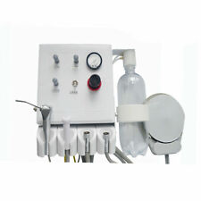 Dental Turbine Unit Portable Work Hanging Wall Type With Air Compressor 4 Hole