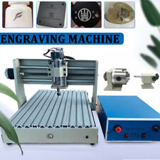 4 Axis Usb 3040 Cnc Router Machine Engraver Woodworking Carving Milling Machine