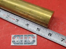 1 12 C360 Brass Round Rod 55 Long Solid H02 Lathe Bar Stock 150 Diameter
