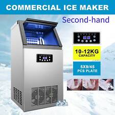 Secondhand Built In Portable Auto Commercial Ice Maker For Restaurant Bar 110lb