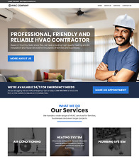 Hvac Contractor Professionally Designed Local Business Website Domain