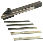 Factory Mini Parting Tool Cut Off Holder With 6pcs Hss Blades For Mini Lathes -
