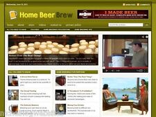 Home Brew Beer Making Niche Wordpress Blog Website For Sale