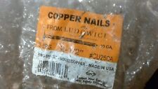 Ludowici 5 Lb 2 12 Solid Copper Roofing Nails Ring Shank 10 Ga Cu250a