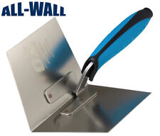 Ox Pro 4 Stainless Steel Inside Corner Drywall Finishing Trowel Withcomfort Grip