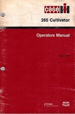 International Vintage 265 Cultivator Operators Manual Rac 9 13550
