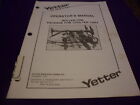 Drawer 11 Yetter Operators Manual Roller Tine Package For Coulter Cart