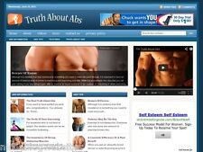 Hot Abs Fitness Wordpress Blog Website For Sale