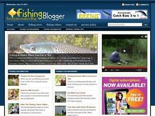 Fishing Reports Hunting Tips Niche Wordpress Blog Website For Sale