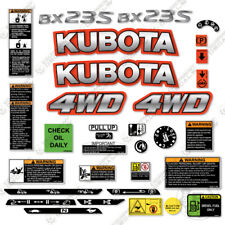 Kubota Bx23s Decal Kit Tractor 7 Year Outdoor 3m Vinyl