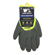 Wells Lamont Nitrile Coated Grip Cold Weather Work Gloves Resistant Small Medium