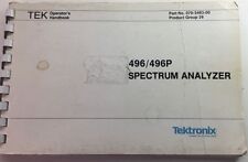 Tektronix 496 496p Spectrum Analyzer Operators Handbook Pn 070 3483 00