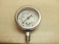 Nos Winters 400 Psi Pressure Gauge Gage Dial P880 Dry Ss Stainless Steel 25