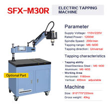 M6 M30 Electric Tapping Arm Machine Tapper Universal 360 Degree Flexible Arm