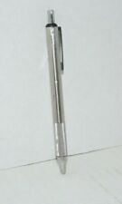 Zebra F701 Stainless Steel Ballpoint Retractable Pen Vintage Used Look