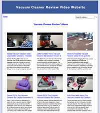 Vacuum Cleaner Video Website Builder Software For Sale Create Unlimited Websites