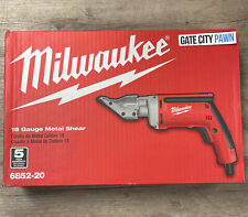 Milwaukee 6852 20 Corded Electric 18 Gauge Metal Shear Brand New