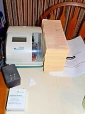 Acroprint Model Es700 Employee Time Punch With New Ribbon Amp Stack Of Time Cards