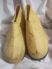Large Mens Floor Wax Stripping Janitorial Boots Rubber Shoe Cover Felt Bottoms