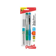 Twist Erase Click Mechanical Pencil 07mm Clear Barrel With Lead And 2 Erase