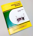 Operators Service Manual For John Deere Corn Planter Two Row No 290 Owners