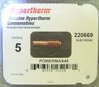 Hypertherm Genuine Powermax 45 Electrodes 5 Pack 220669